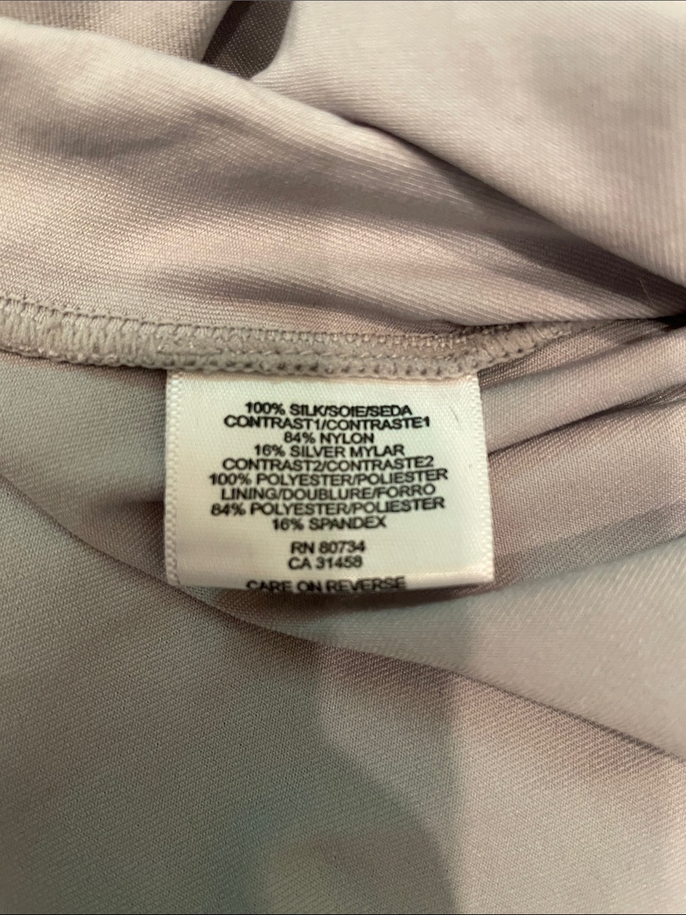 NWOT BCBGMaxAzria Metallic Lace Dress With Button Detailing - Picture 5 of 6